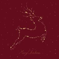 Vector Christmas Reindeer N2