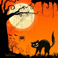 Vector Halloween Background N25