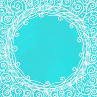 Background with frame and space for text