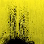 Tire track background N2