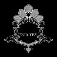 One Color Ornate Quad Text Banner