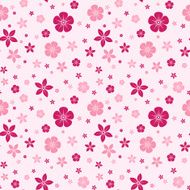 Vector seamless pattern with flowers N37