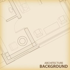 Architecture interior plan background