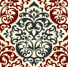 floral wallpaper N138
