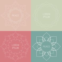 Vector draw freehand icons