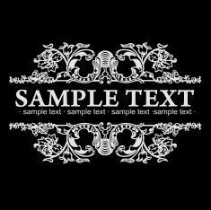 Decorative Vintage Ornate Banner Vector Illustration