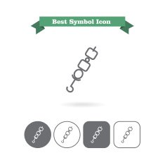 Shish kebab icons N2