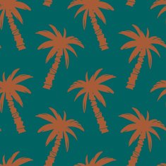 Seamless pattern with palm trees N22
