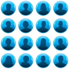 Anonymous profile icons