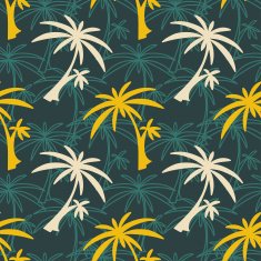 Seamless pattern with palm trees N23