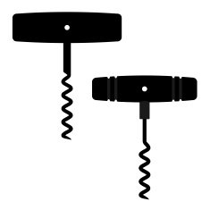 corkscrew silhouette N2