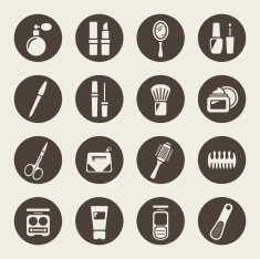 Beauty and makeup icons N3