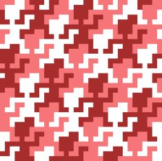 pink pixel man pattern