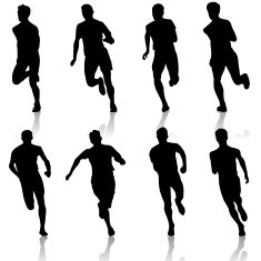 Runners on sprint men N8