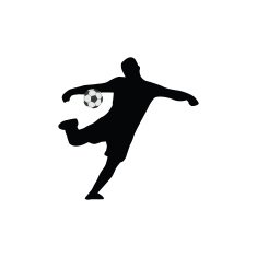 football players silhouettes N5