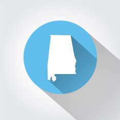 map of Alabama N7