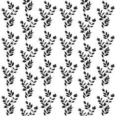 Seamless background branches silhouettes