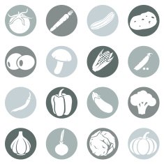Vector Set of Vegetables Icons N11