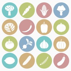 Vegetable icons N7