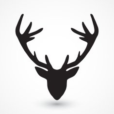 Deer Head Silhouette N20