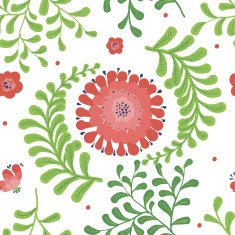Elegance Seamless pattern with flowers N9