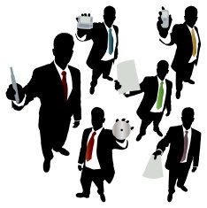 Businessman From Above Series N4