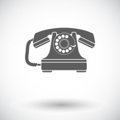 Vintage phone icon N2