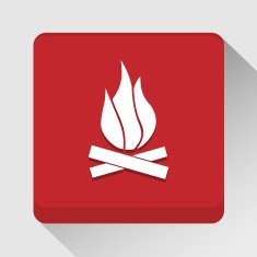 Fire icon great for any use Vector EPS10 N2