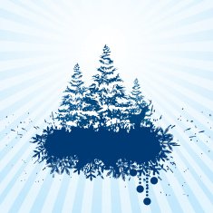 Grunge Christmas banner
