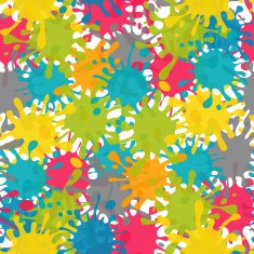 Vector Splash Abstract Seamless Pattern Background N3