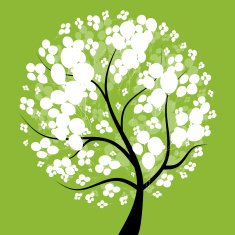 Art tree beautiful for your design N8