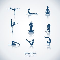 Vector yoga poses N2