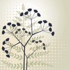 Grass vector silhouettes