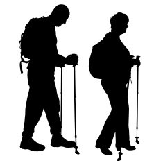 Vector Silhouette Of People N646
