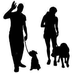 Vector silhouette of poeple N6