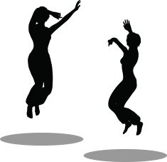 Dancer woman silhouette N7
