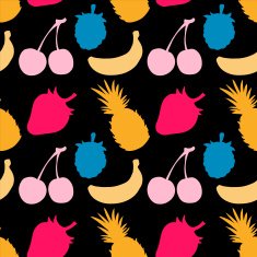 seamless pattern with fruits and berries N9