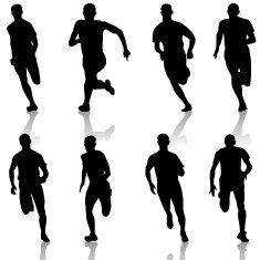 Runners on sprint men N9