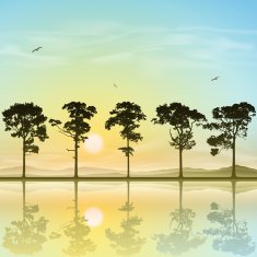 Line of Trees N2