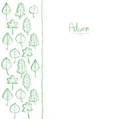 Autumn leaves pattern N9