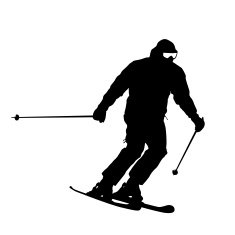 Mountain skier N9