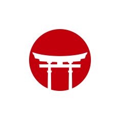 illustration with japan gate N2