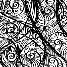 Abstract silhouette background in white and black