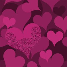 Hearts Seamless Pattern N62