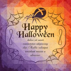 Halloween Holiday greeting card
