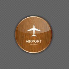 Airport application icons vector N2