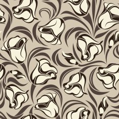 Floral seamless pattern vector illustration N3