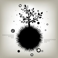 tree silhouette N57
