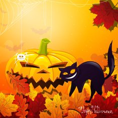 Vector Halloween Background N23