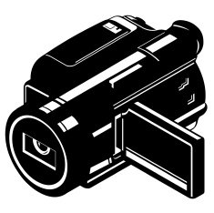 Camcorder Silhouette Icon